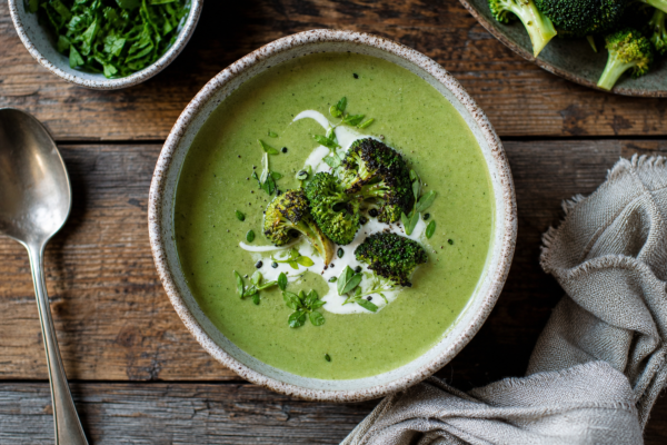 Supă cremă de broccoli de post
